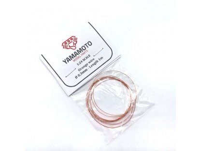 YAMAMOTO YMPTUN85 Orange wire 0,3mm Lenght 1m