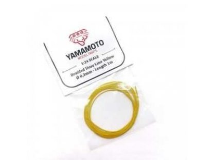 YAMAMOTO YMPTUN89 Braided Hose Line Yellow 0,3mm 1m