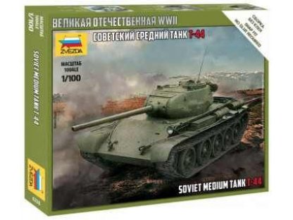 ZVEZDA 1/100 T-44 Soviet Tank   1/100