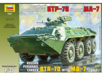 ZVEZDA 1/35 BTR-70 With Ma-7