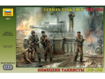 ZVEZDA 1/35 GERMAN TANK CREW WWII LATE (1943-1945)