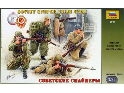 ZVEZDA 1/35 Soviet Sniper Team
