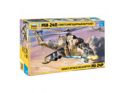 ZVEZDA 1/48 MI-24P Hind Soviet Attack Helicopter