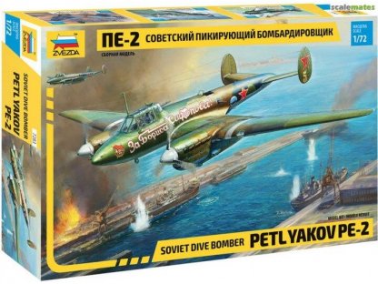 ZVEZDA 1/72 Petlyakov Pe-2 Soviet Medium Bomber