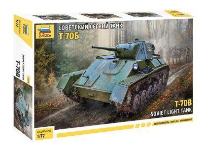 ZVEZDA 5078 1/72 Soviet Light Tank T-70B