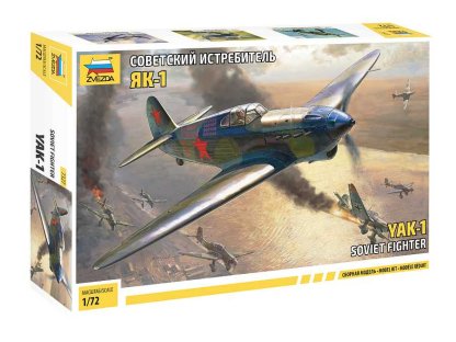 ZVEZDA 7327 1/72 Yak-1 Soviet Fighter