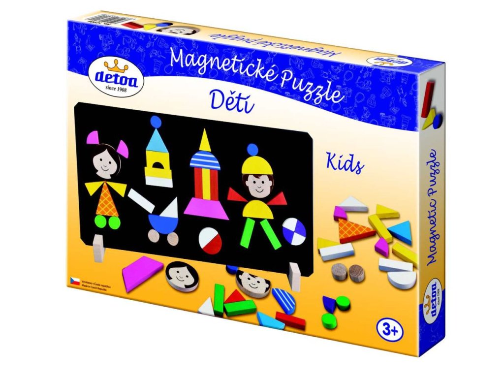 Děti magnetické puzzle