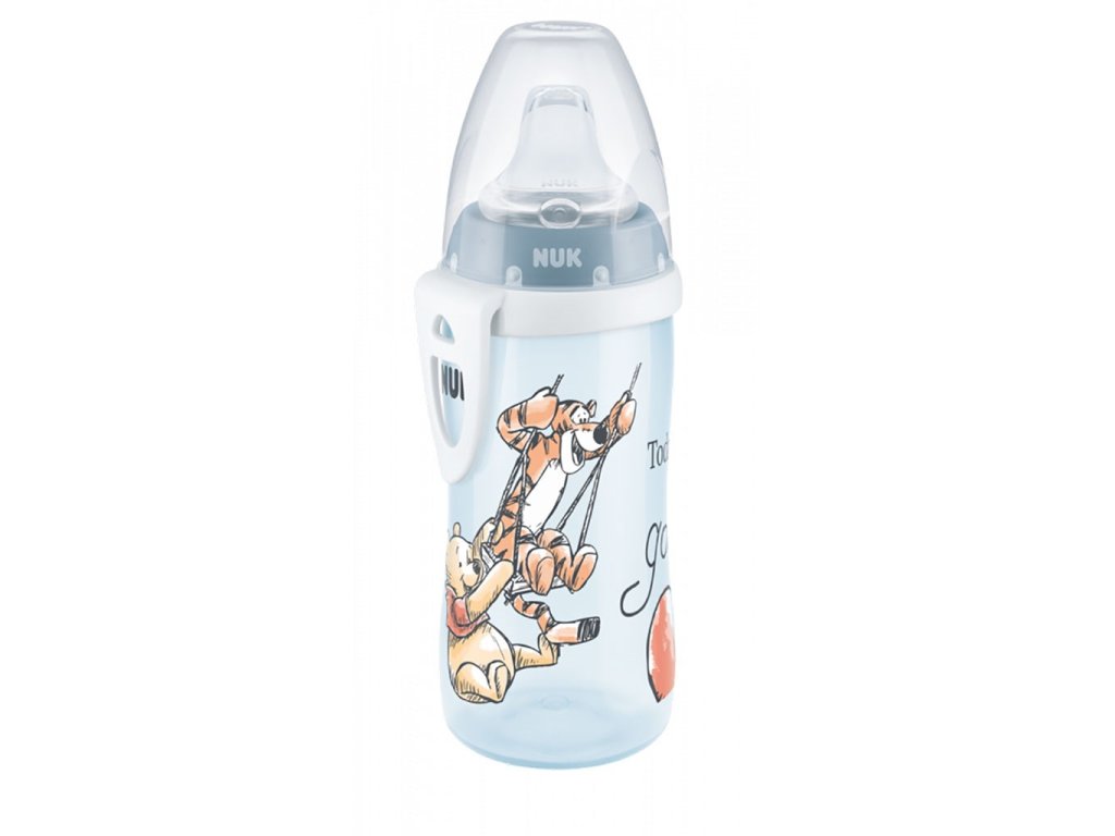 Dětská láhev NUK Active Cup Disney Medvídek Pú 300 ml modrá