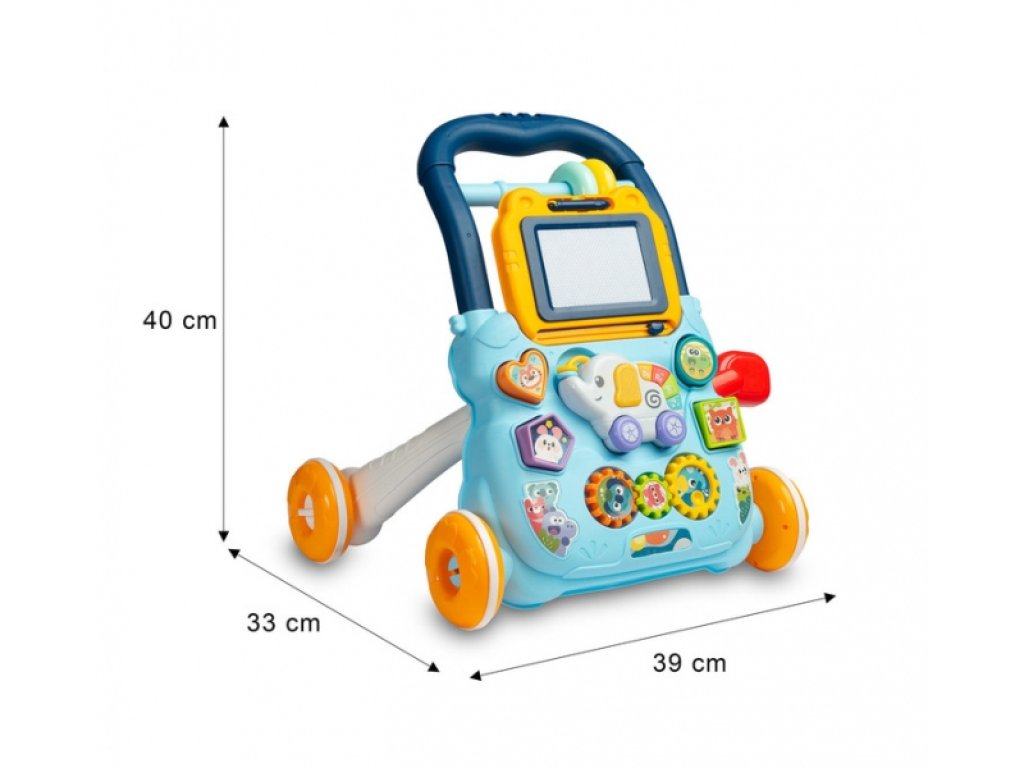 Dětské interaktivní chodítko, stoleček s příslušenstvím