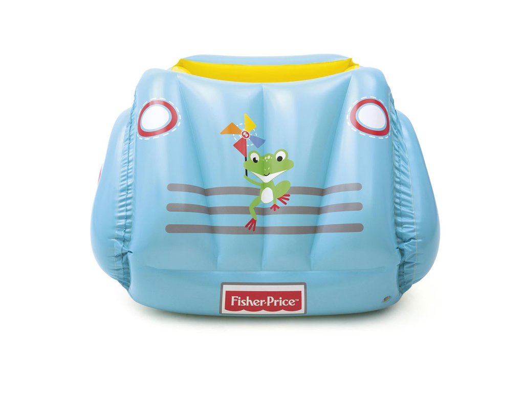 Dětské nafukovací autíčko Fisher-Price s míčky 119x79x51 cm