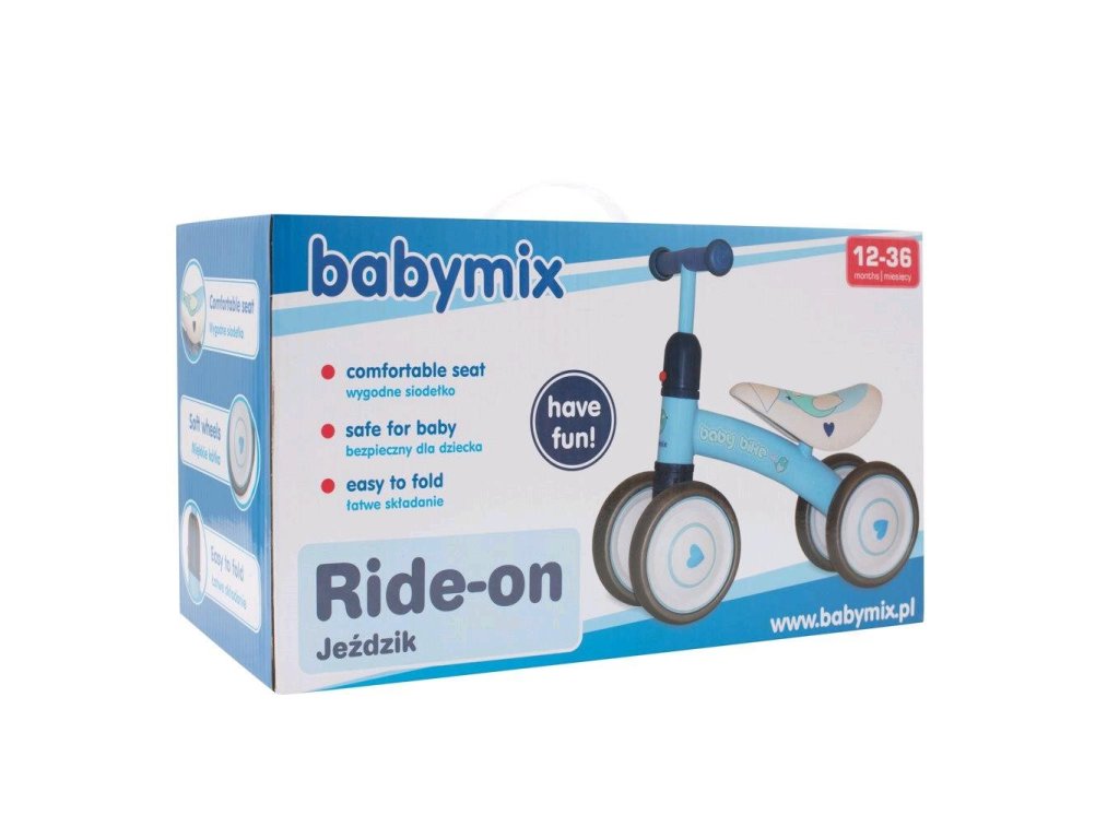 Dětské odrážedlo Baby Mix Baby Bike Černá bílá football