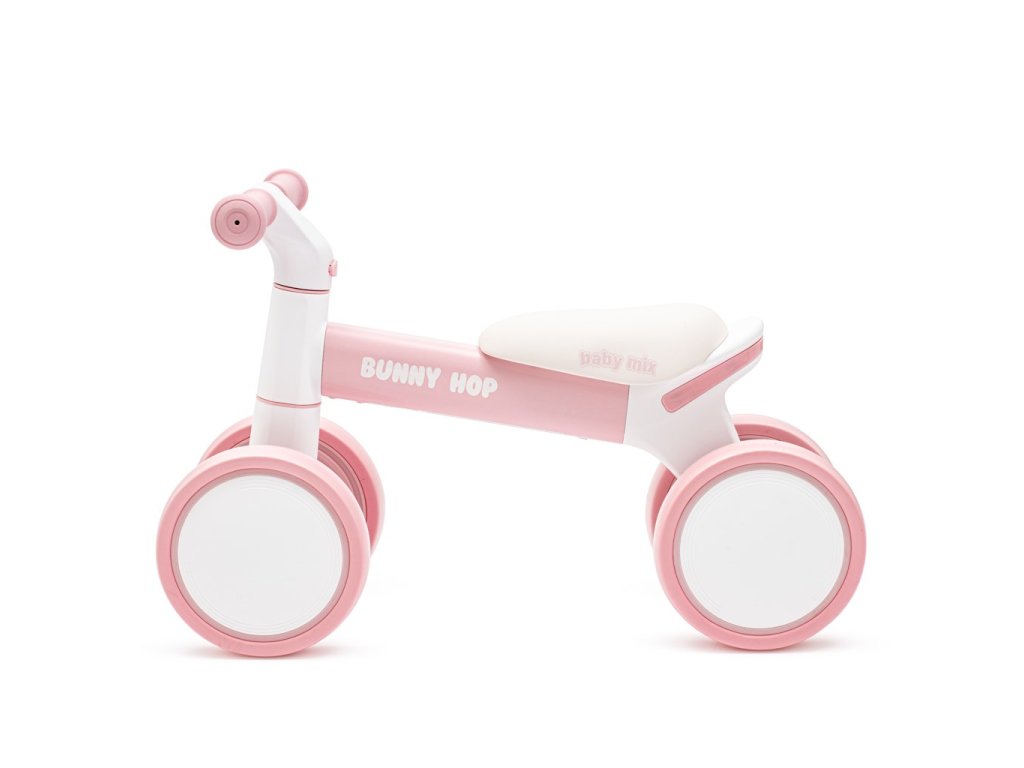 Dětské odrážedlo Baby Mix Bunny Hop Ultralight růžové