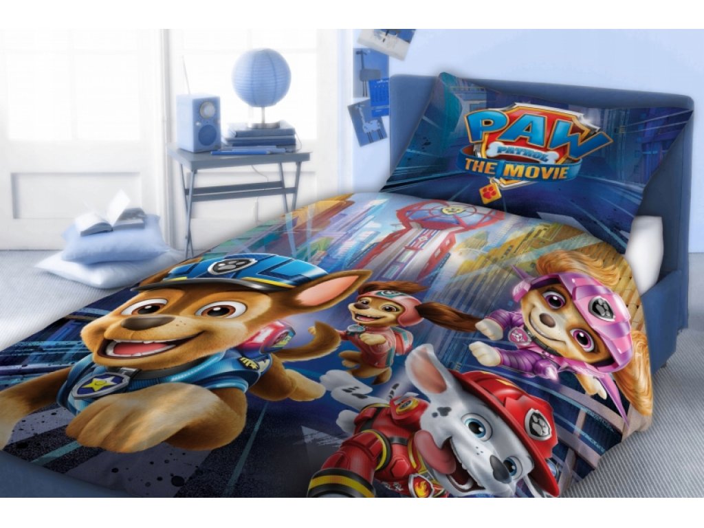 Dětské povlečení Paw Patrol the Movie 140x200 cm