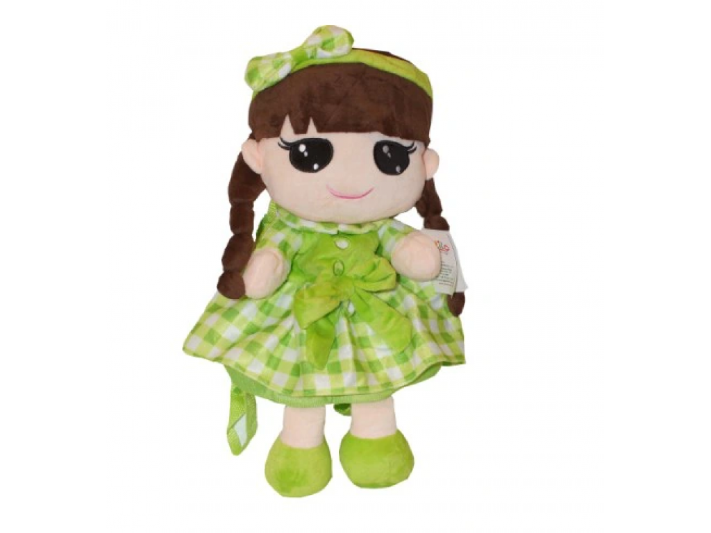 Dětský batůžek panenka Kajka - zelený