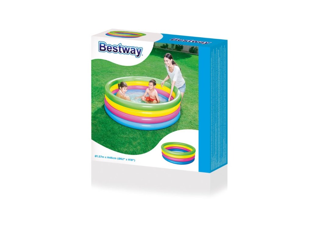 Dětský nafukovací bazén Bestway 157x46 cm 4 barevný