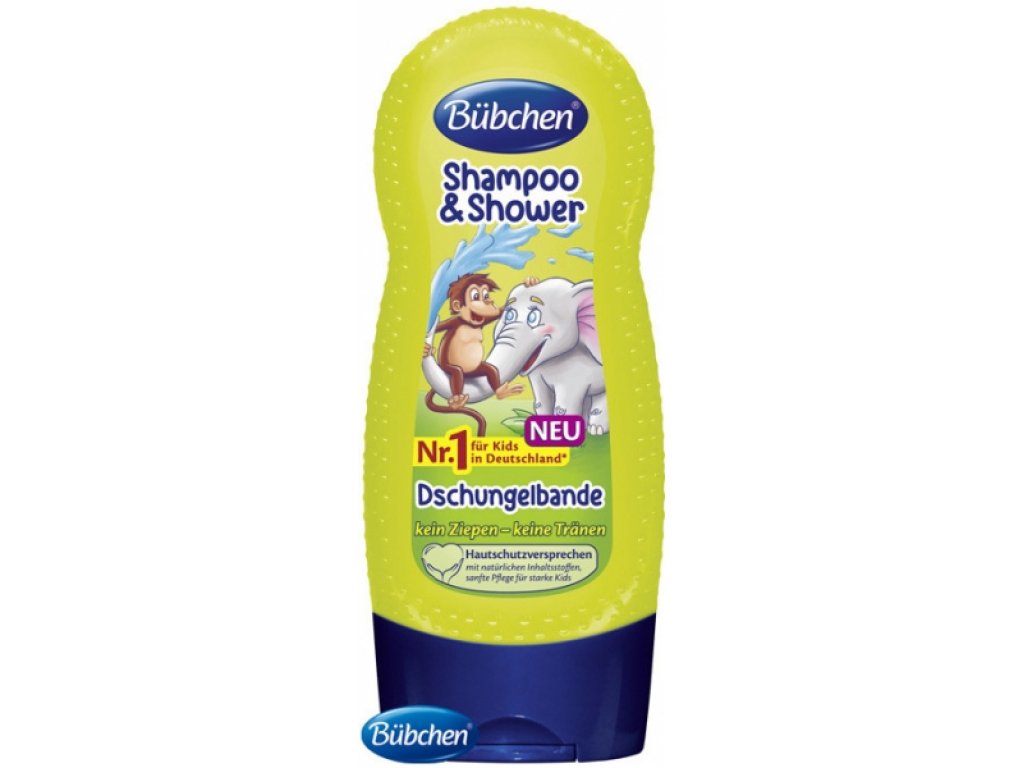 dětský šampón a sprchový gel Džungle - 230ml