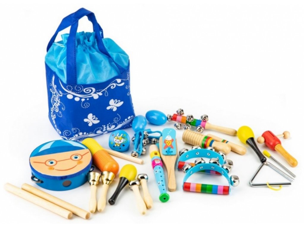 Eco Toys 16-ti dílná sada hudebních nástrojů