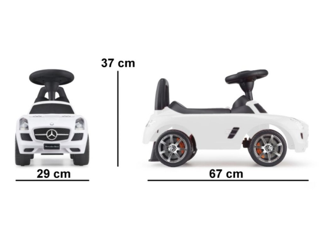 Eco toys Jezdítko, odrážedlo Mercedes-Benz  - bílé