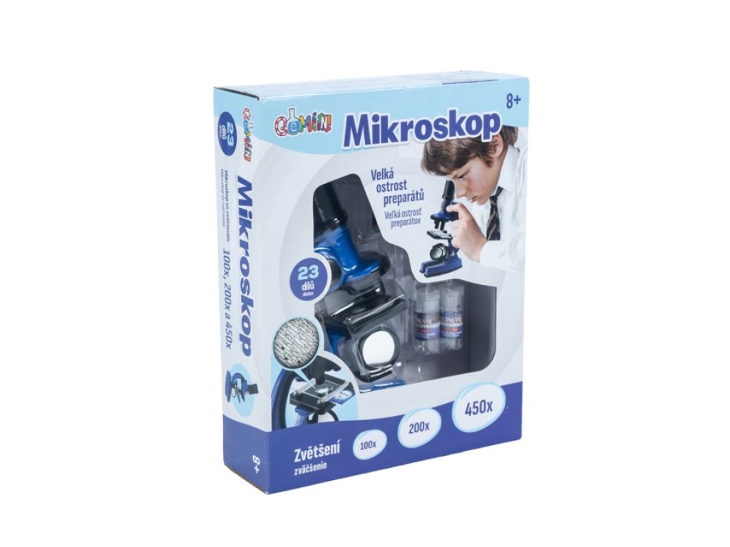 GEMIN Mikroskop 100/200/450x