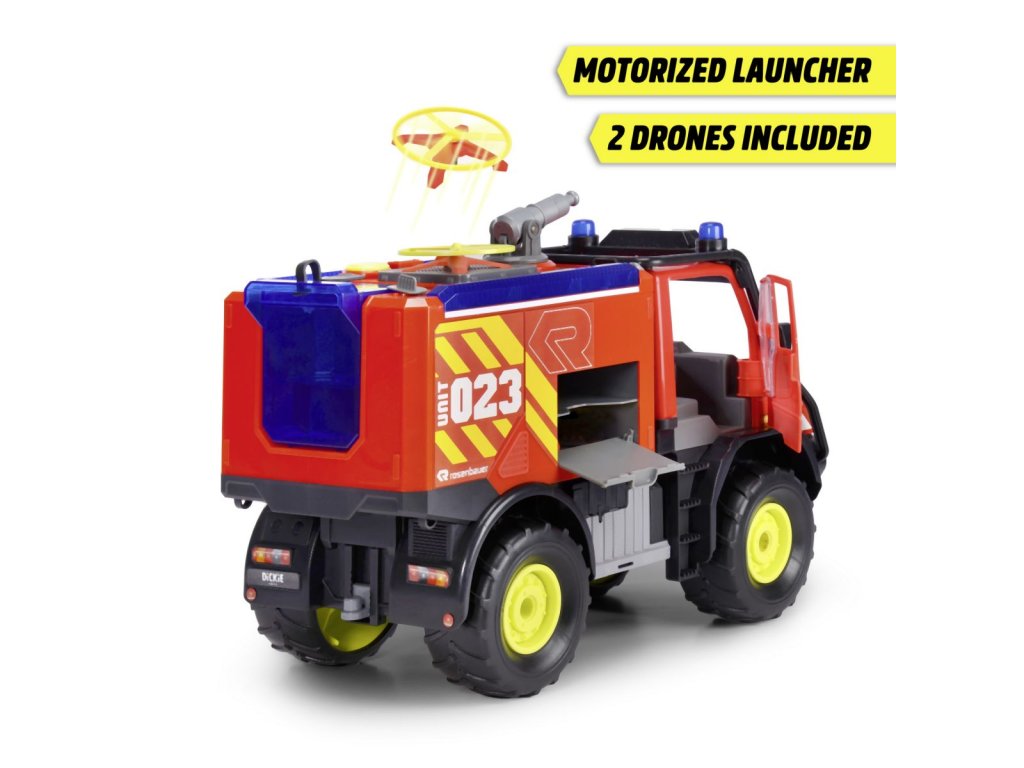 Hasičské auto Unimog U530 50 cm, světlo, zvuk