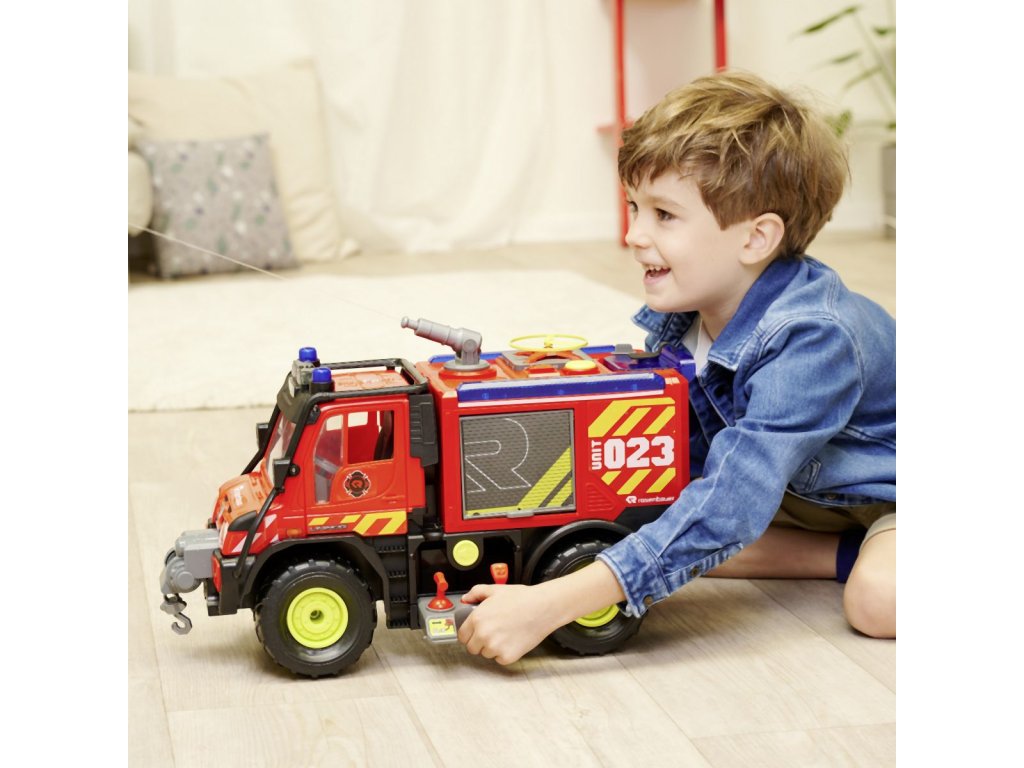 Hasičské auto Unimog U530 50 cm, světlo, zvuk