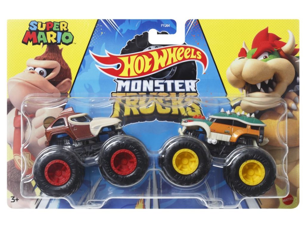 HW MONSTER TRUCKS DEMOLIČNÍ DUO ASST