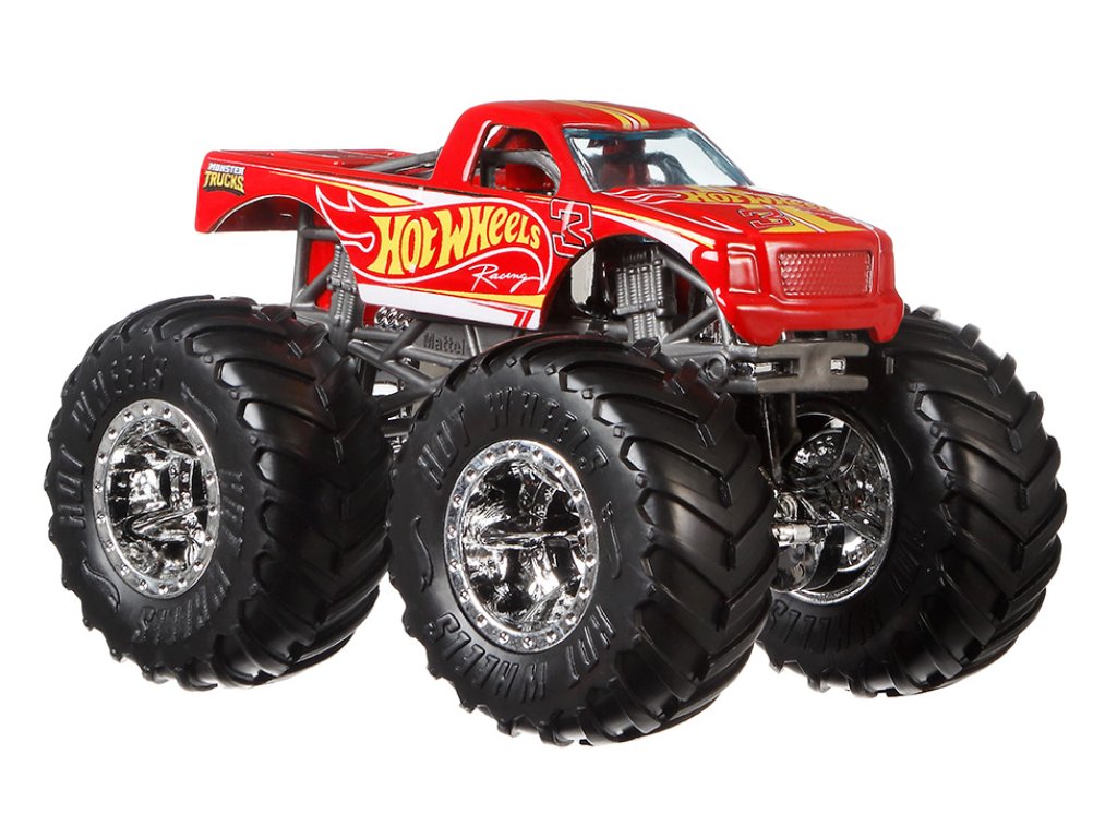 HW MONSTER TRUCKS KASKADÉRSKÉ KOUSKY ASST