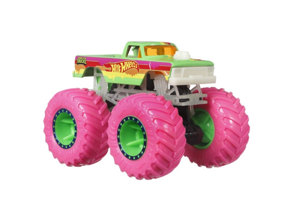 HW MONSTER TRUCKS SVÍTÍCÍ VE TMĚ ASST