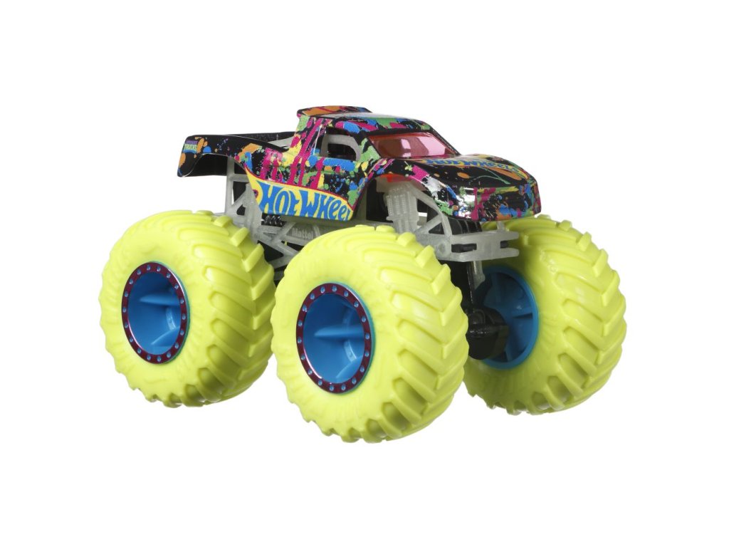 HW MONSTER TRUCKS SVÍTÍCÍ VE TMĚ ASST