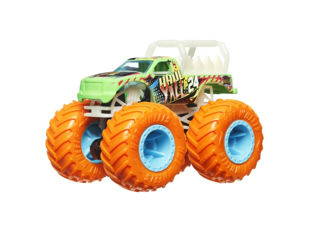 HW MONSTER TRUCKS SVÍTÍCÍ VE TMĚ ASST