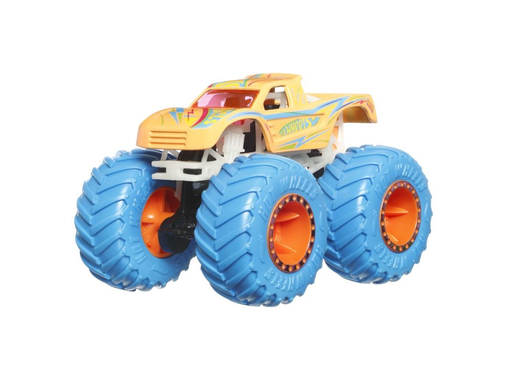 HW MONSTER TRUCKS SVÍTÍCÍ VE TMĚ ASST