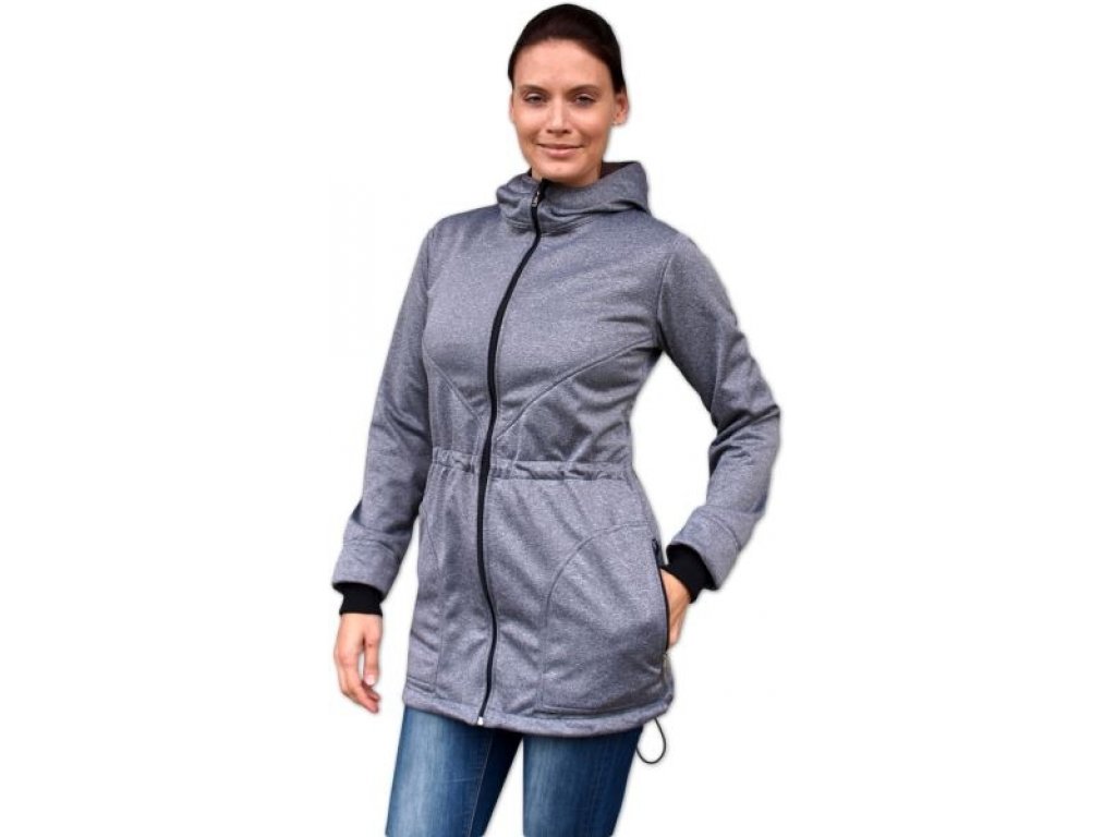  Bunda pro nosící, těhotné - softshellová (přední nošení)