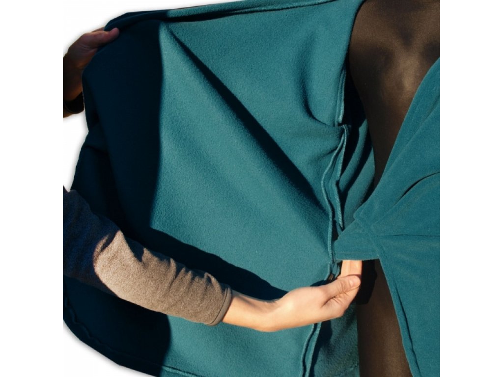 Zavinovací kabátek pro nosící, těhotné - fleece