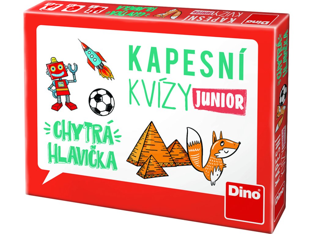 KAPESNÍ KVÍZY JUNIOR - CHYTRÁ HLAVIČKA Cestovní hra