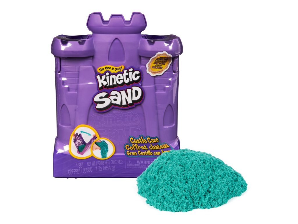 KINETIC SAND FORMA HRADU S TEKUTÝM PÍSKEM