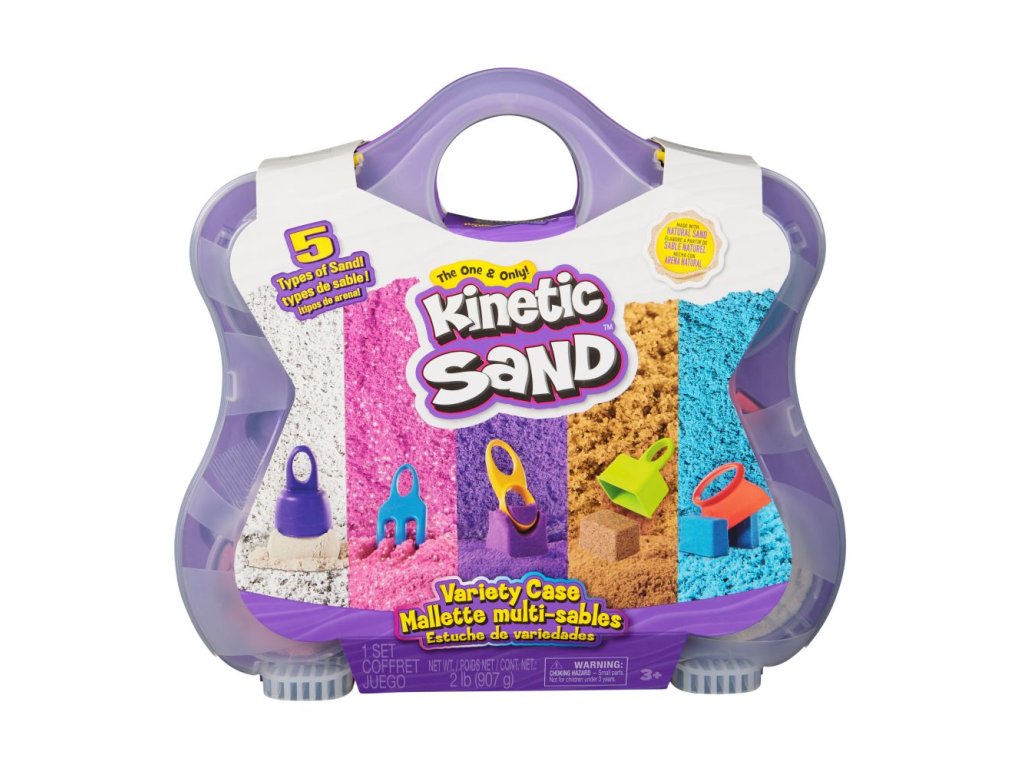 KINETIC SAND KUFŘÍK S DOPLŇKY