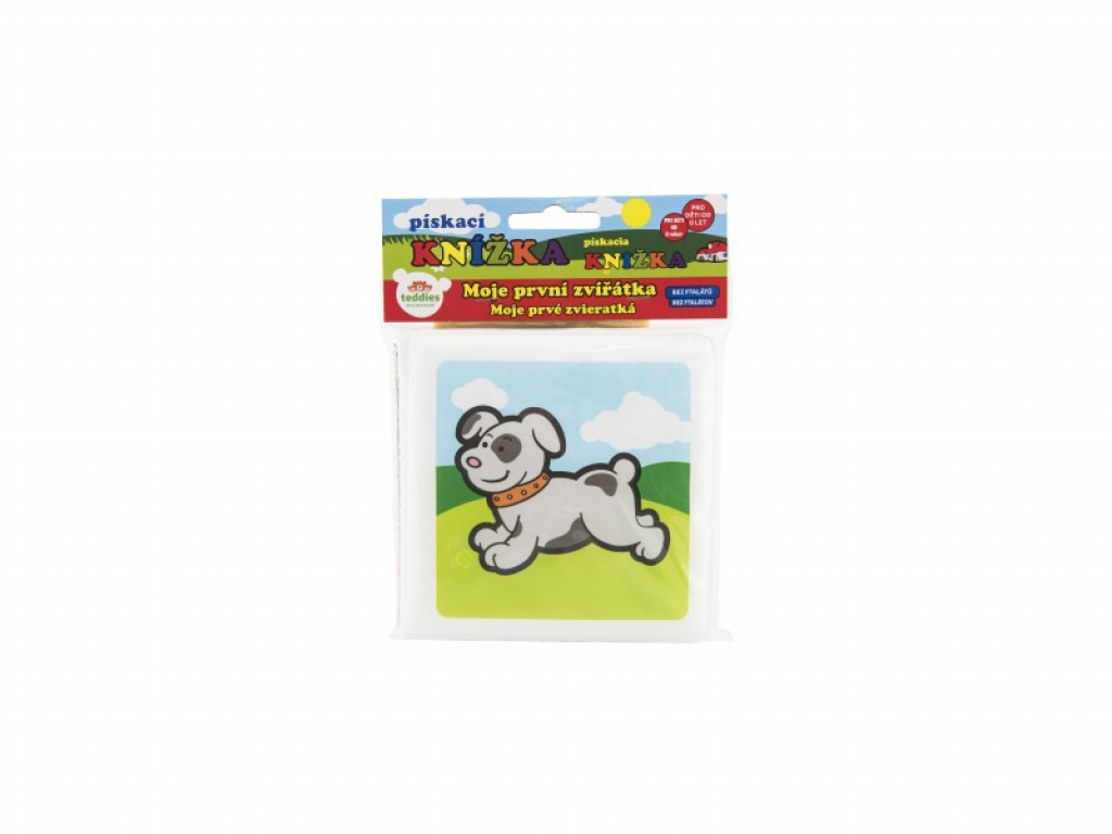 Knížka pískací Moje první zvířátka 13x12,5cm