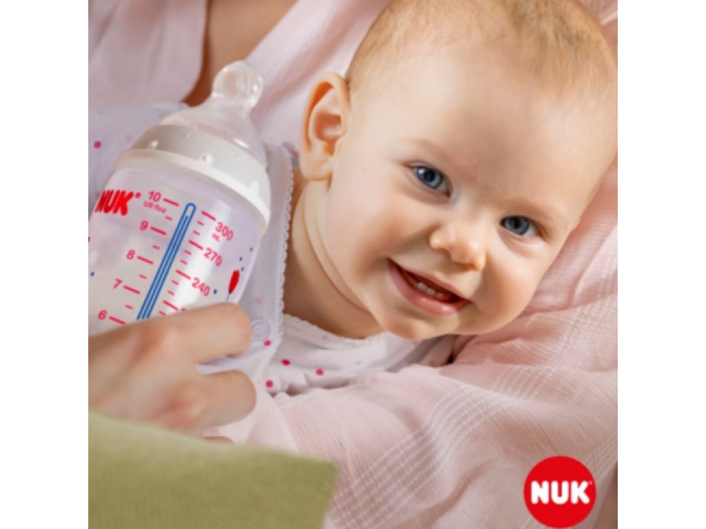 Kojenecká láhev NUK First Choice Temperature Control 150 ml pink