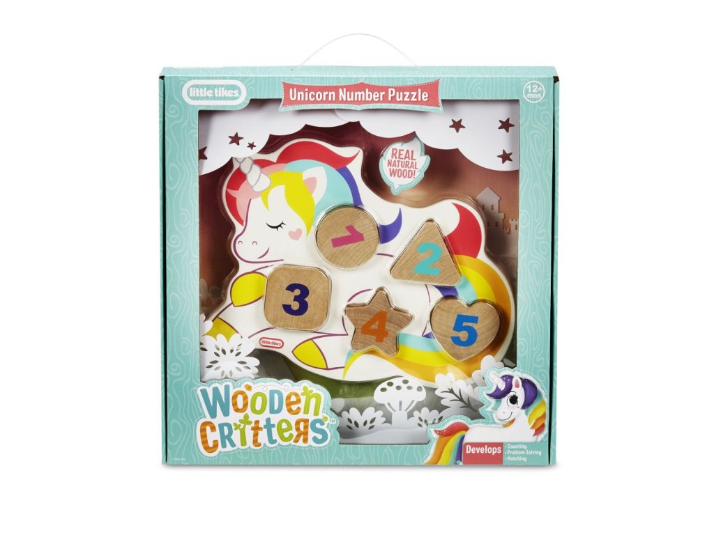 Little Tikes Wooden Critters Dřevěné puzzle s čísly