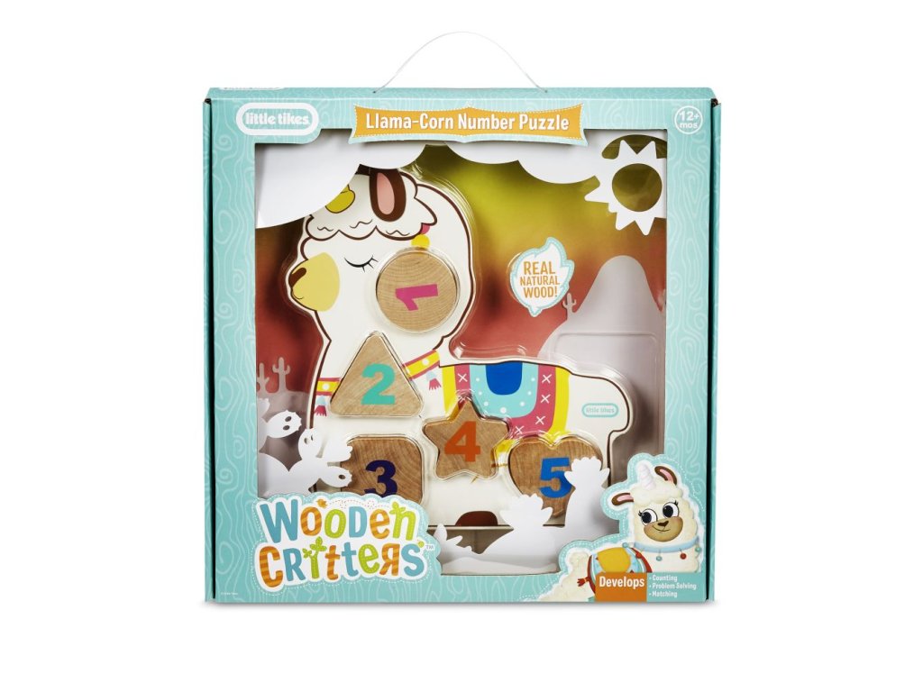 Little Tikes Wooden Critters Dřevěné puzzle s čísly