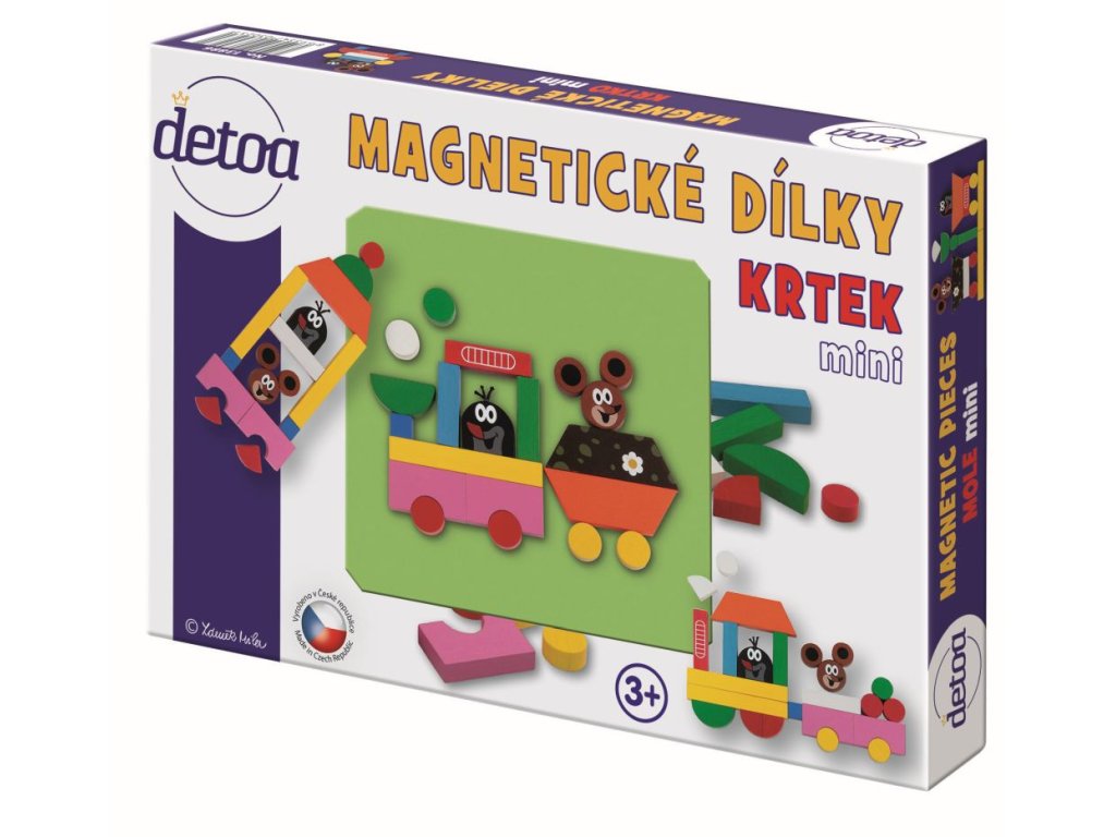 Magnetické dílky Krtek mini