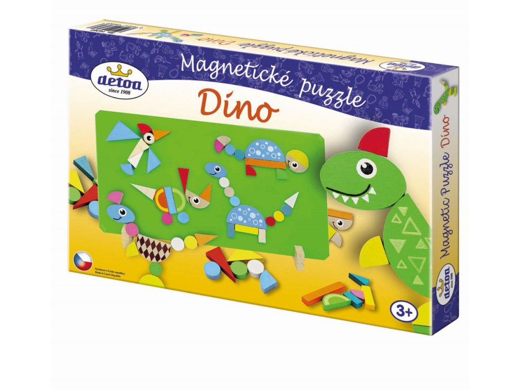 Magnetické puzzle Dino