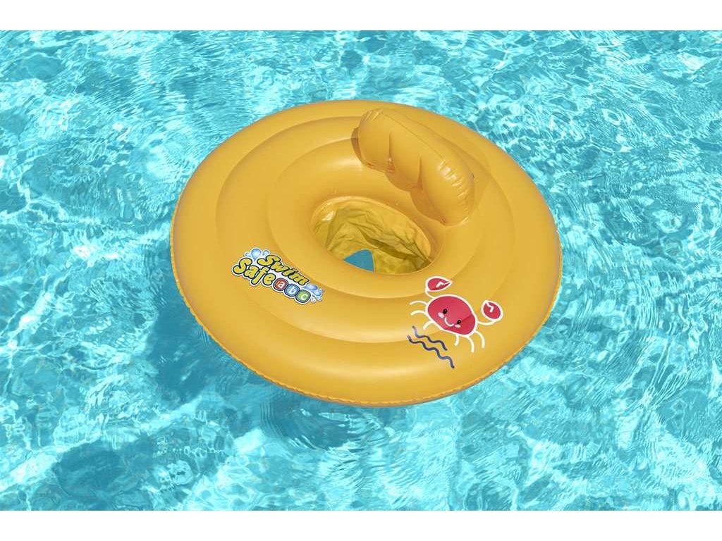 Nafukovací sedací kruh pro nejmenší Bestway Swim Safe Step A 69cm