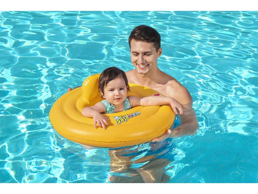 Nafukovací sedací kruh pro nejmenší Bestway Swim Safe Step A 69cm