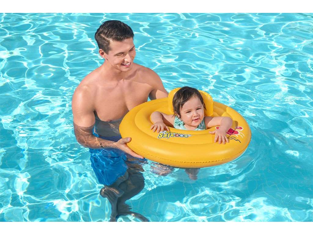 Nafukovací sedací kruh pro nejmenší Bestway Swim Safe Step A 69cm