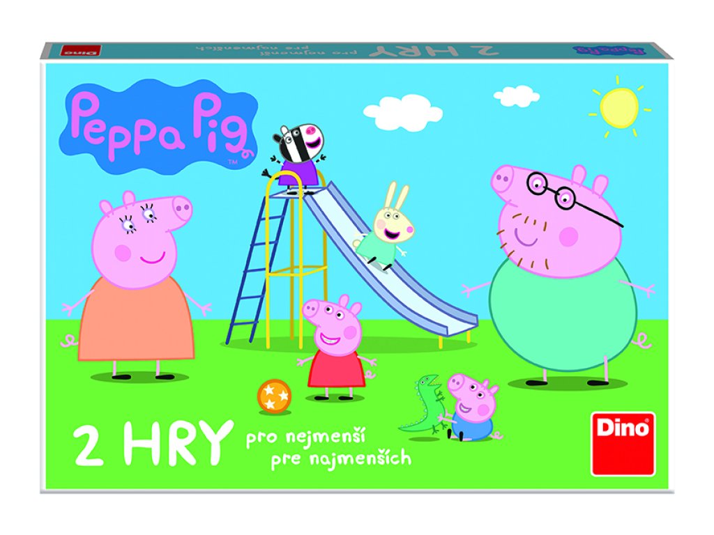 PEPPA PIG POJĎ SI HRÁT A SKLUZAVKY Dětská hra