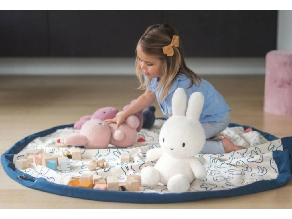 Play&Go Hrací deka, koš na hračky 2v1 Miffy