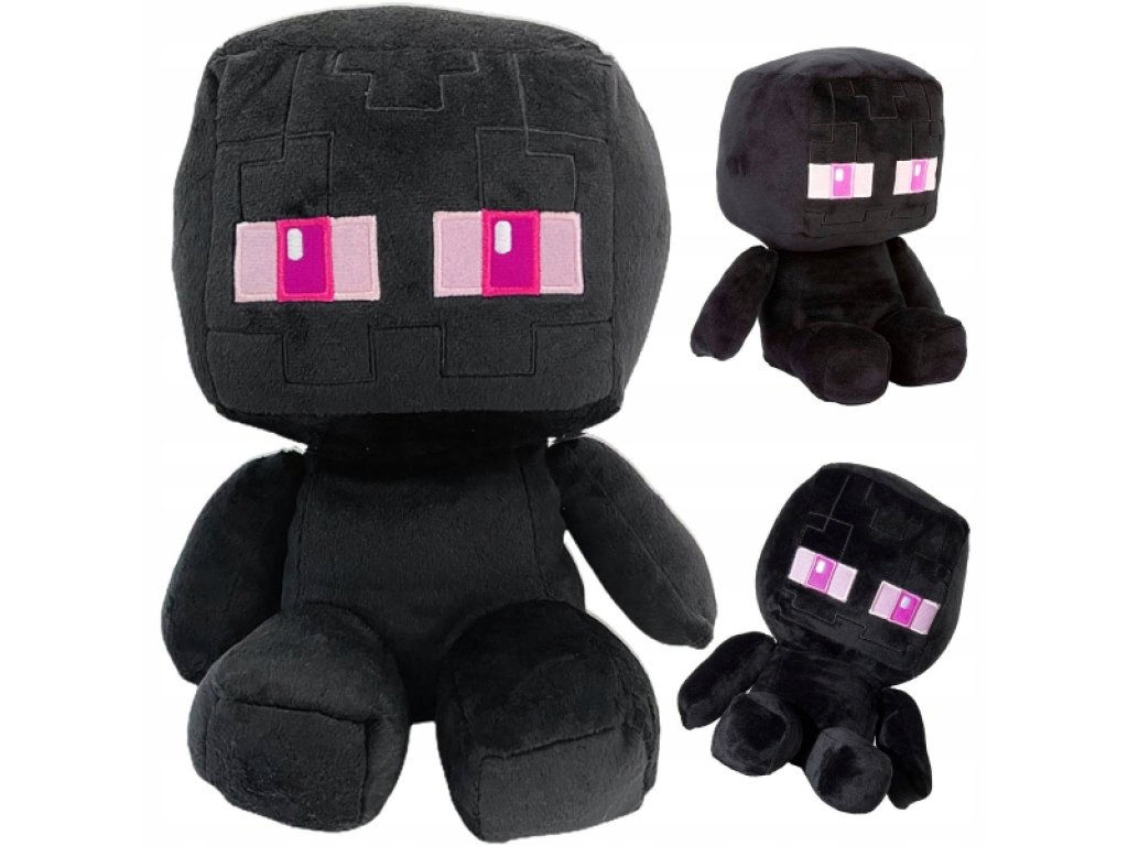 Plyšová hračka Minecraft Enderman Pixel 20cm