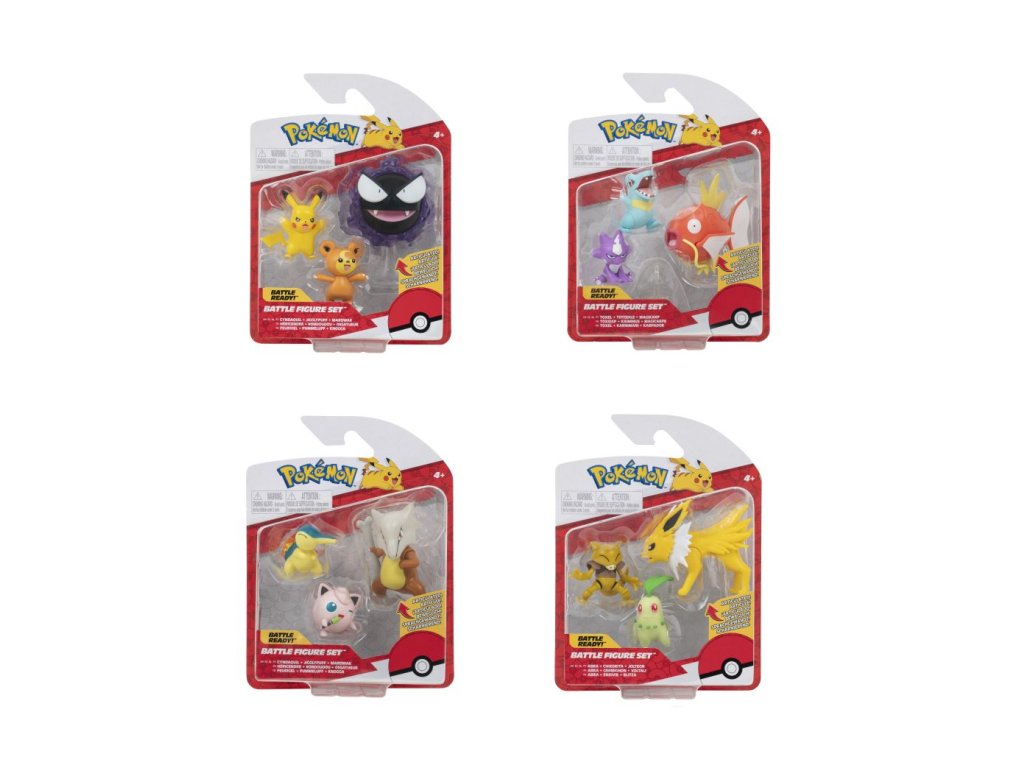 Pokémon figurky - 3 ks v balení