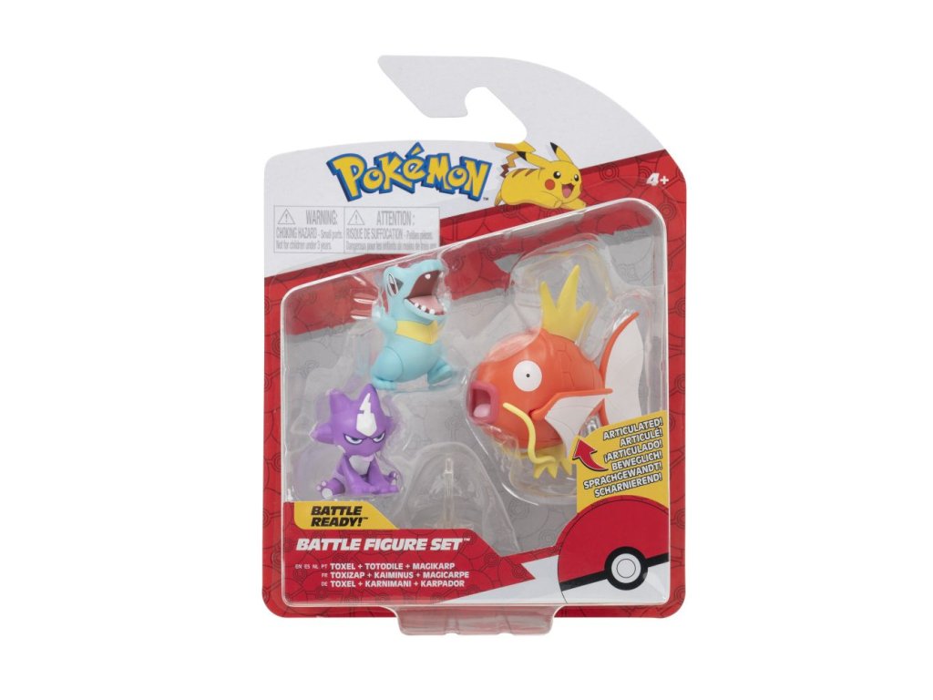 Pokémon figurky - 3 ks v balení